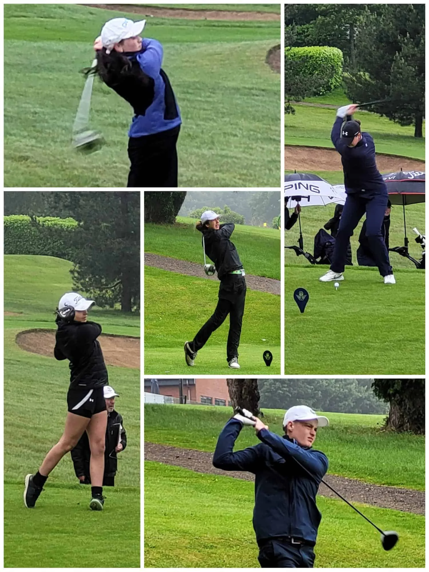 Herts Boys & Girls battled in the trying conditions