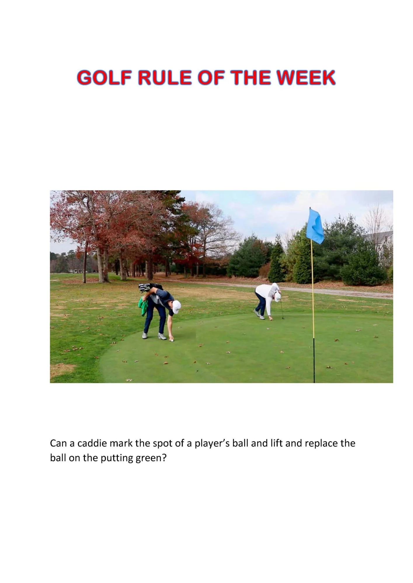 Rule of the Week