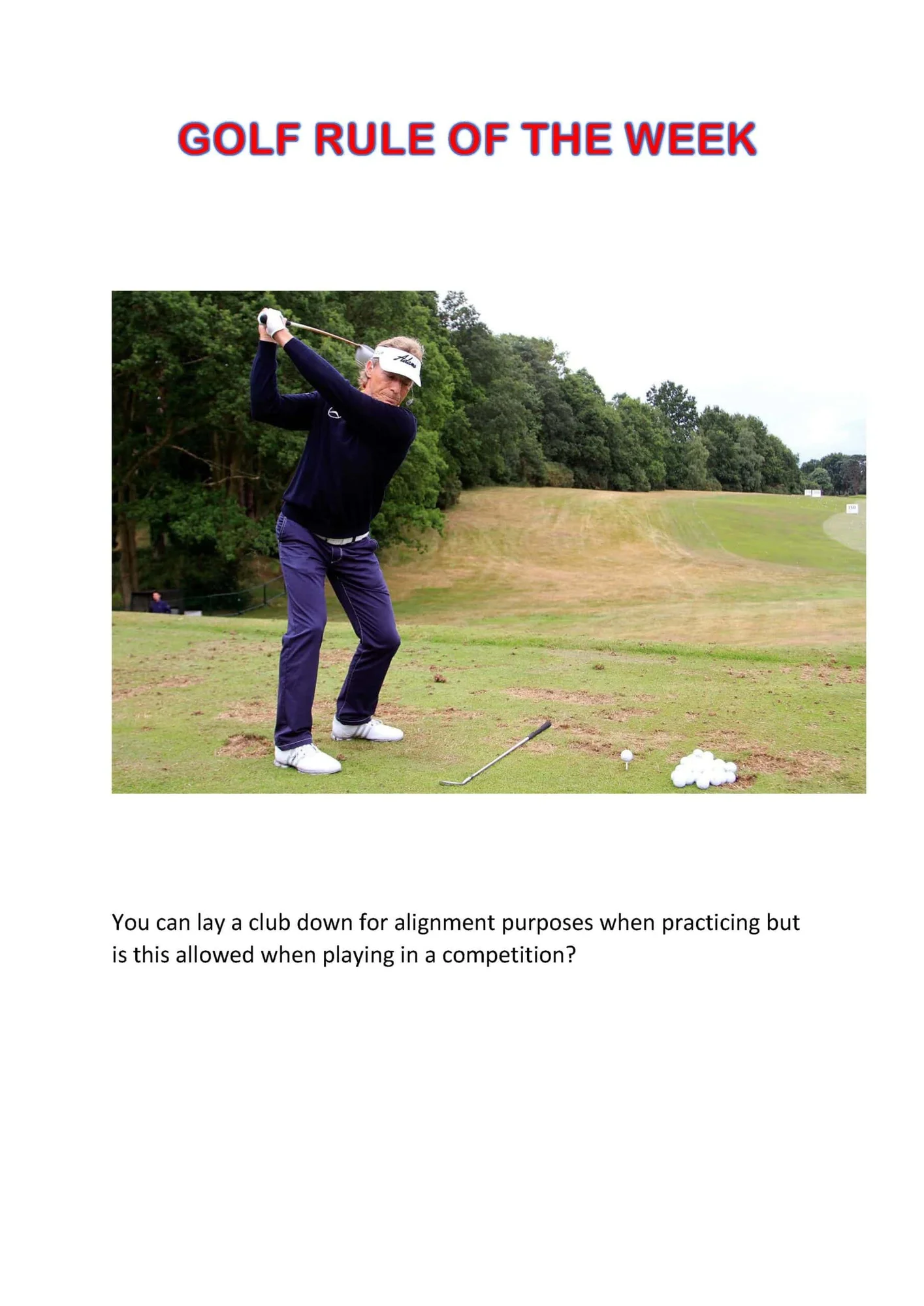 Rule Of The Week