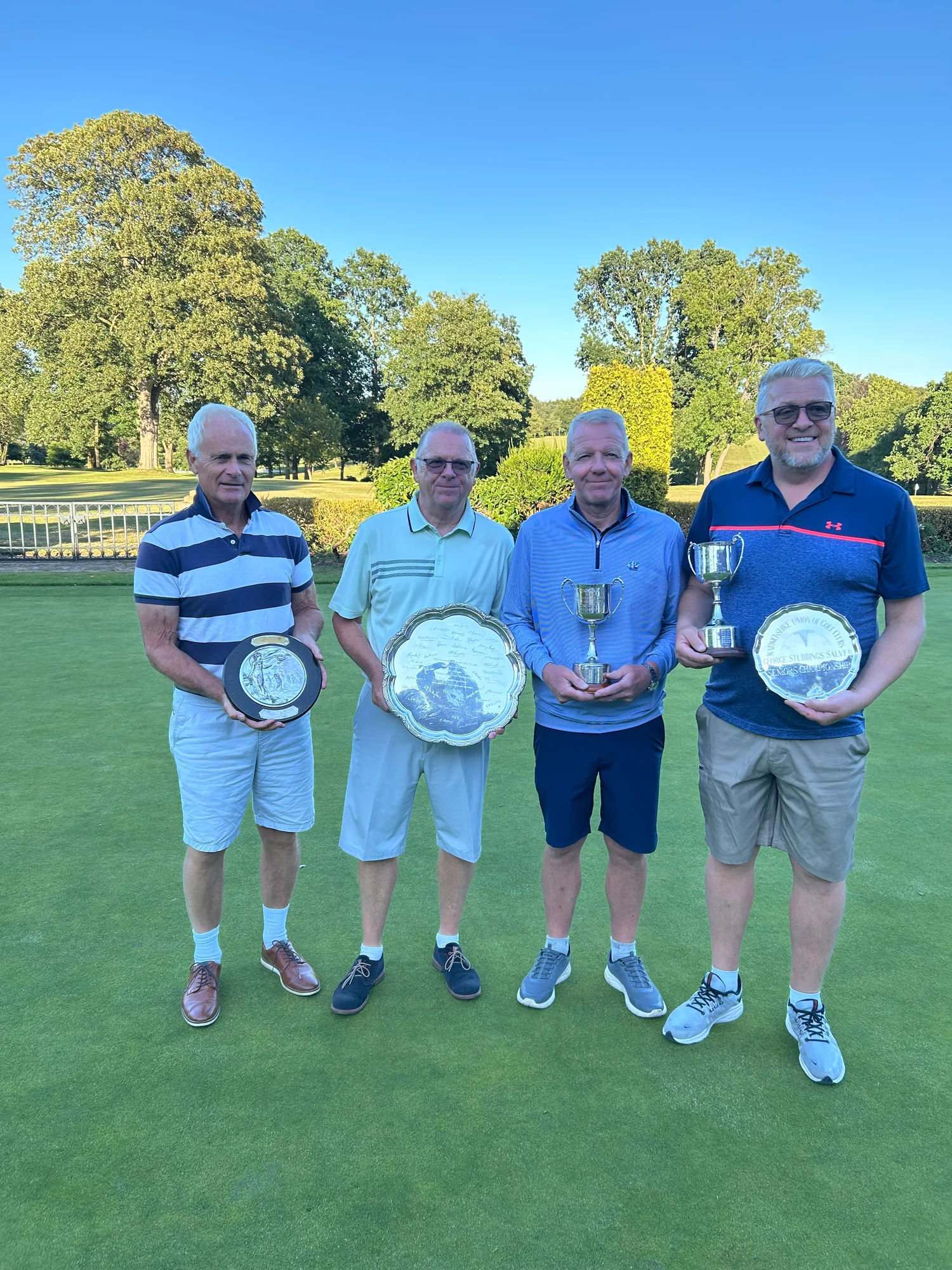 Winners on the day - Andrew Carman, Mark Reynolds Karl Smith and Warren Bladon