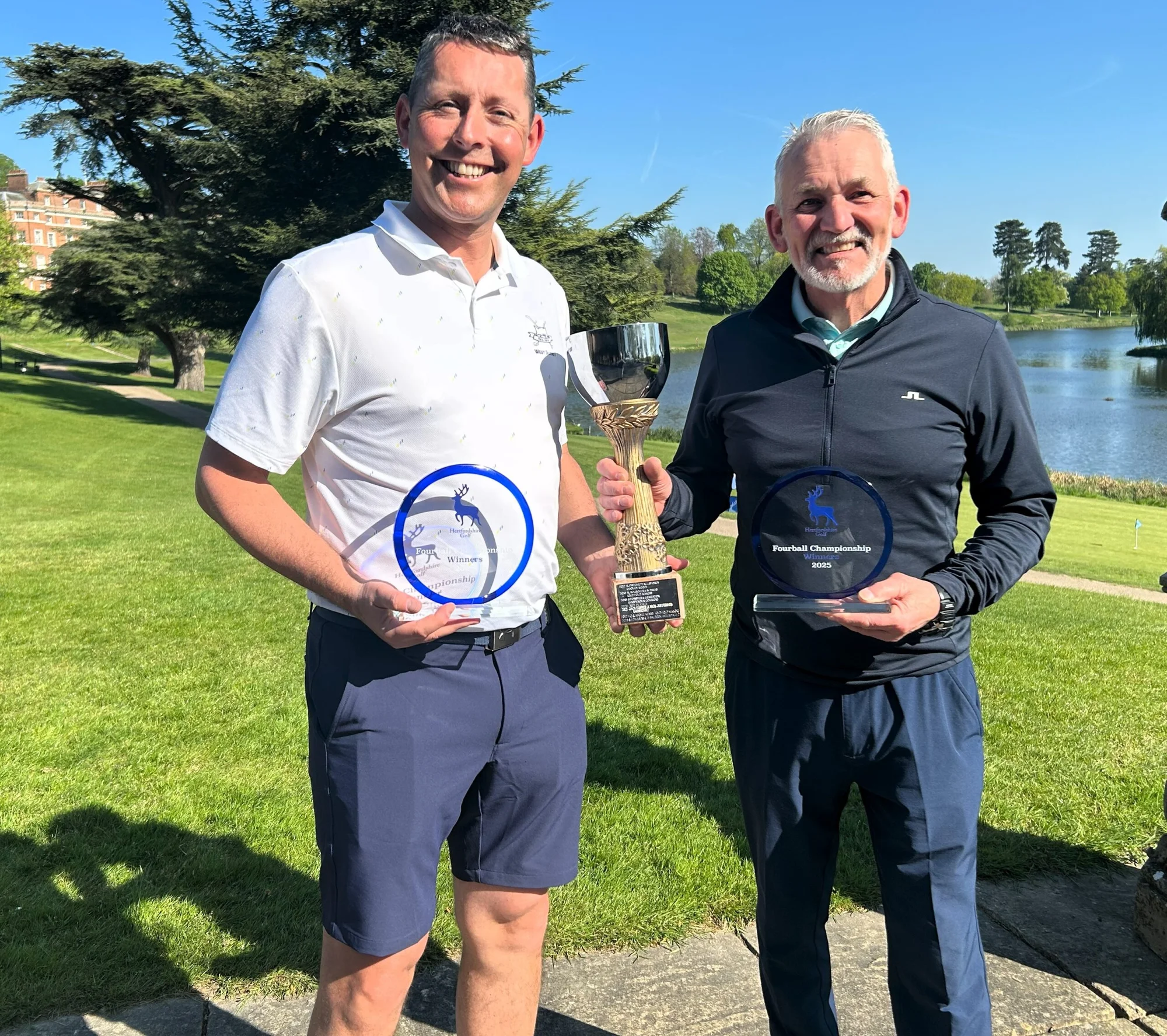 County Fourball Champions 2025 – David Miles & David Watson of Rickmansworth