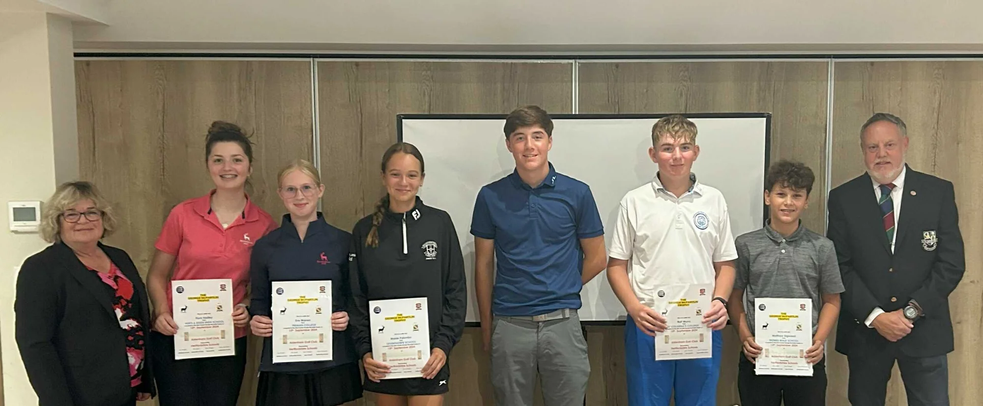Hertfordshire’s Juniors Finish 3rd at George McPartlin Trophy