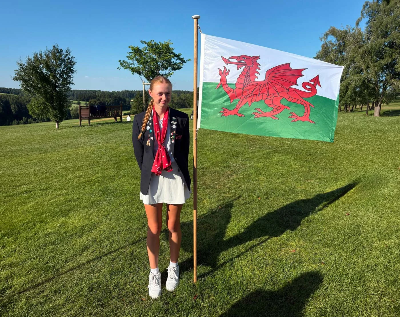 Morgan Bollan at Girls U18 European Championships