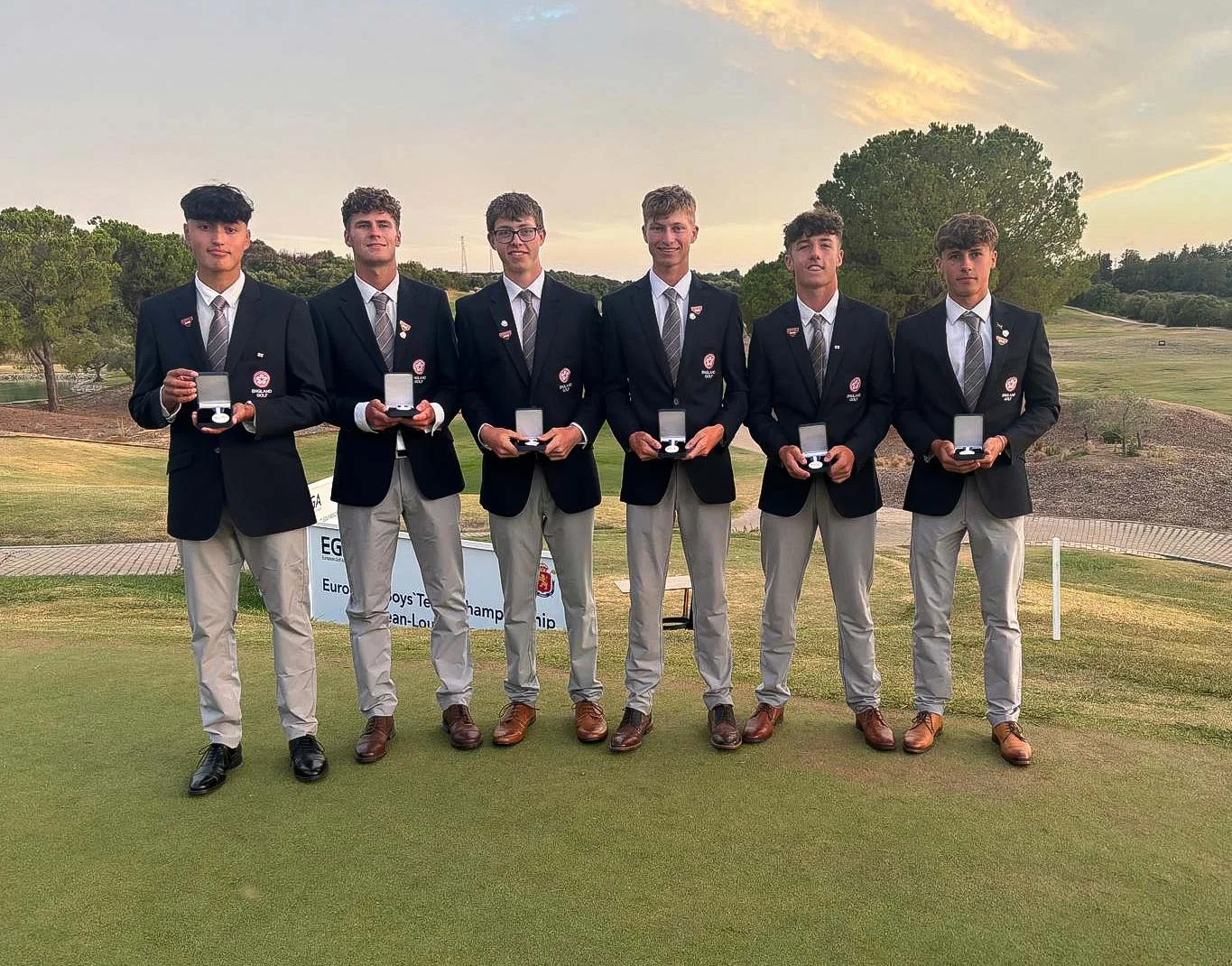 England Boys u18's at 2026 European Championships